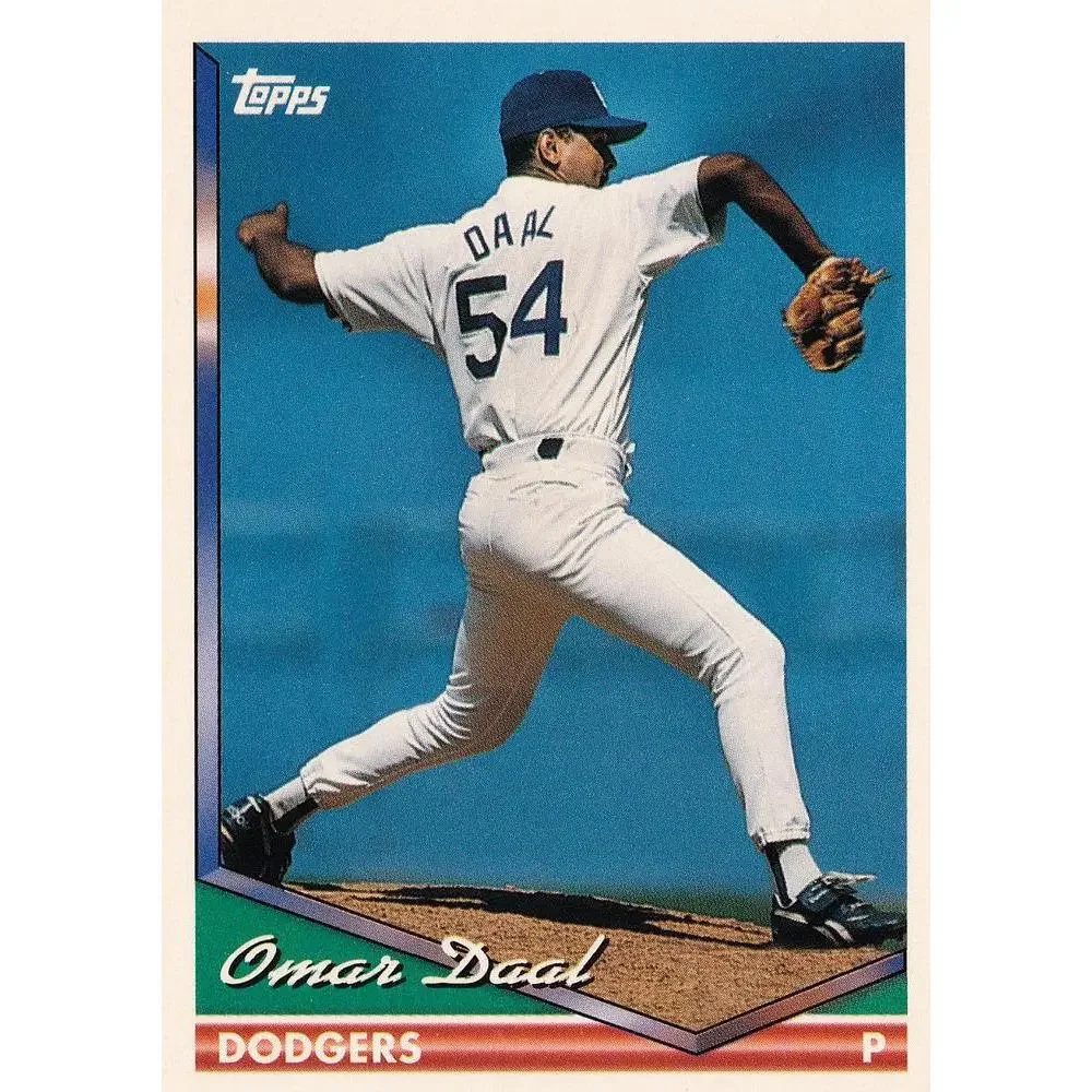 1994 Topps Omar Daal RC # 29 Los Angeles Dodgers